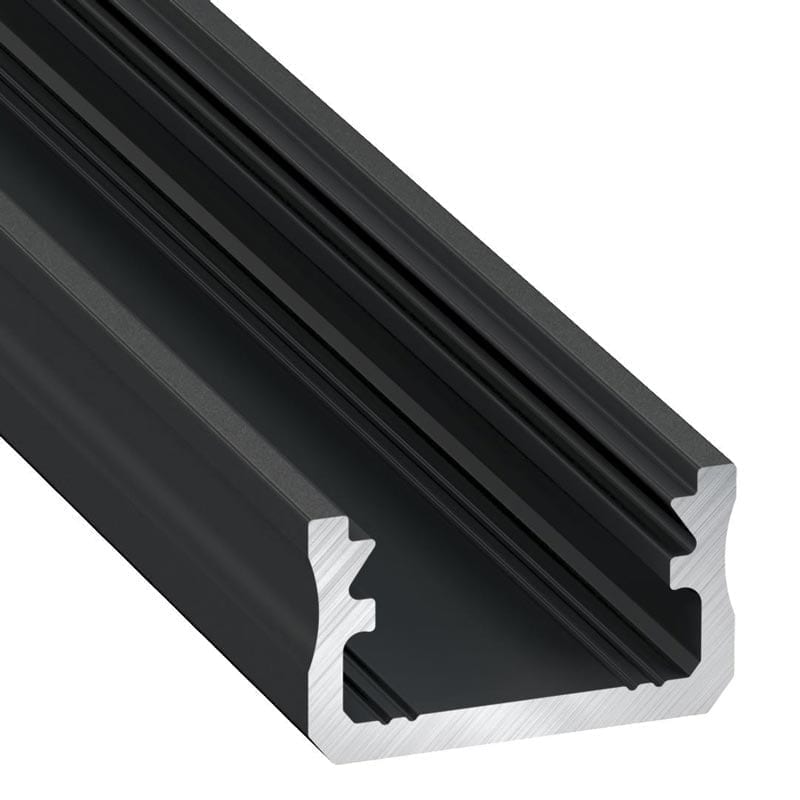 Surface LED profile A, black 2m