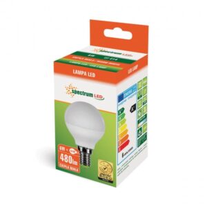 6W E14 LED lemputė BULB WW