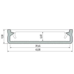 Paviršinis LED profilis SOLIS m