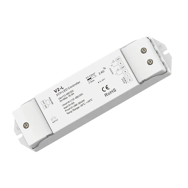 LED juostos valdiklis V2-L 2x8A | LED juostų valdikliai, RGB valdikliai