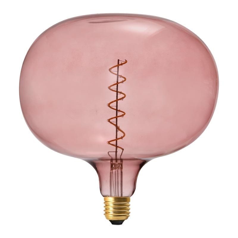 Vintažinė LED lemputė Coriandoli Cobble Pink