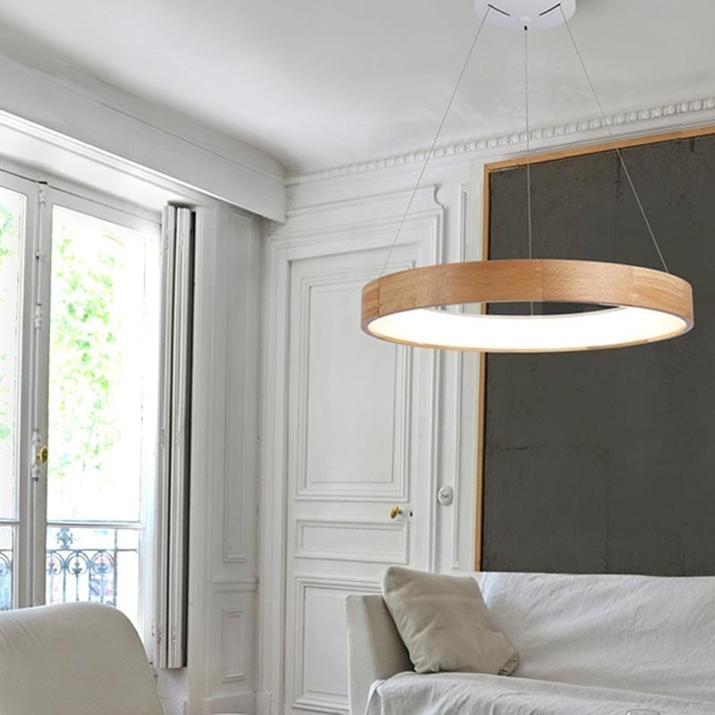Wooden LED lamp Silvam