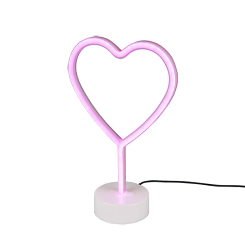 Table LED lamp Heart