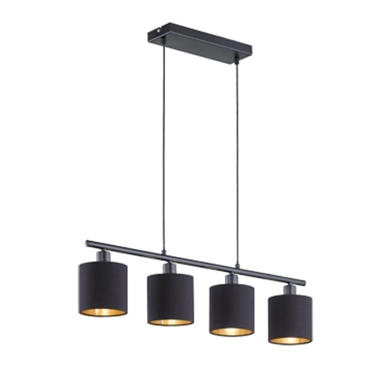 Hanging lamp Tommy 4 black