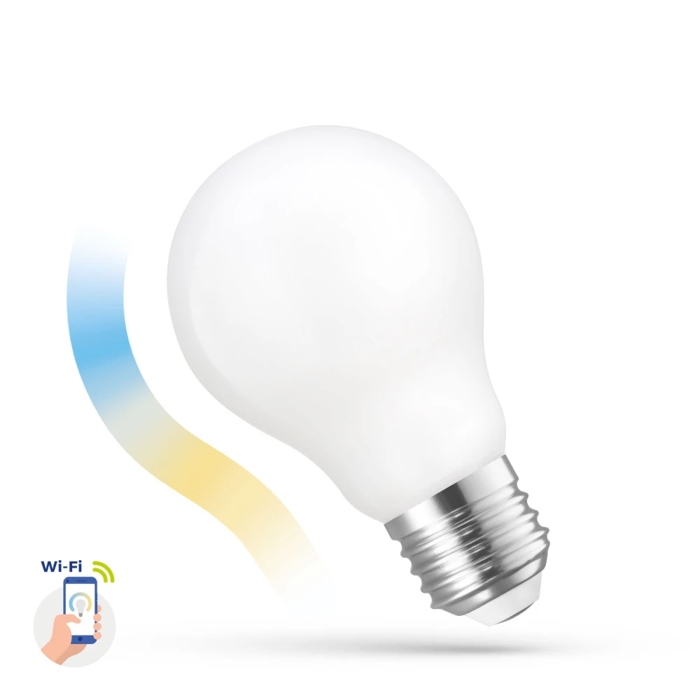 Smart LED bulb GLS 5W E27, 2700K-6000K CCT
