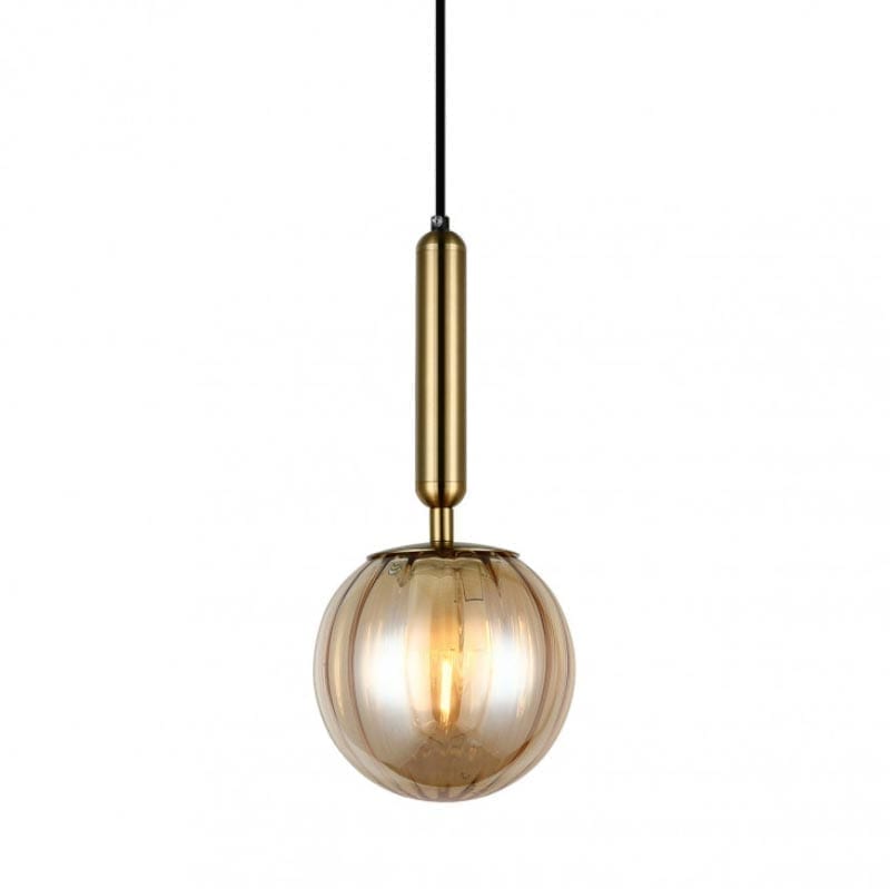 Hanging lamp Ravena Amber