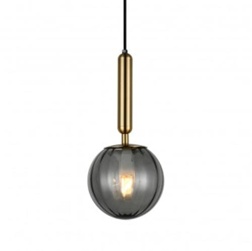 Hanging lamp Ravena with tinted glass
