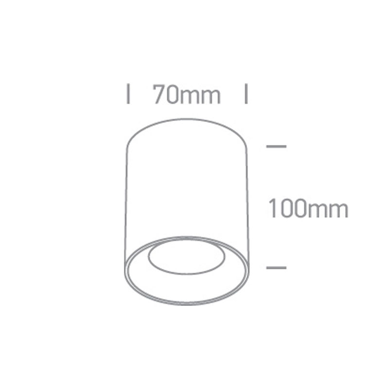 Ceiling light 12105AL/W/B dimensions