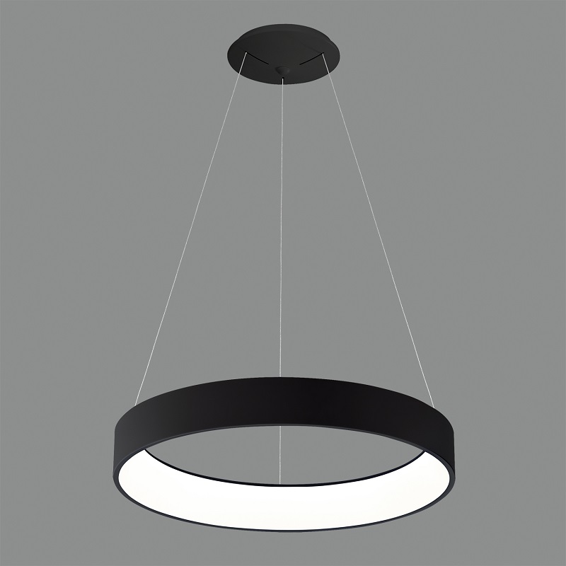 Hanging LED lamp Dilga ⌀90 black