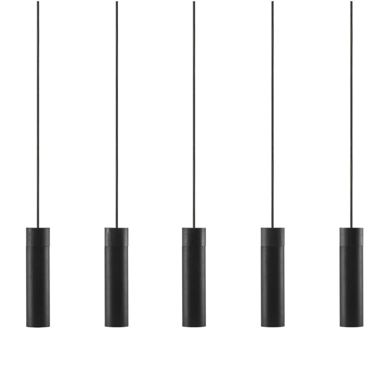Hanging lamp Tilo 5 Black