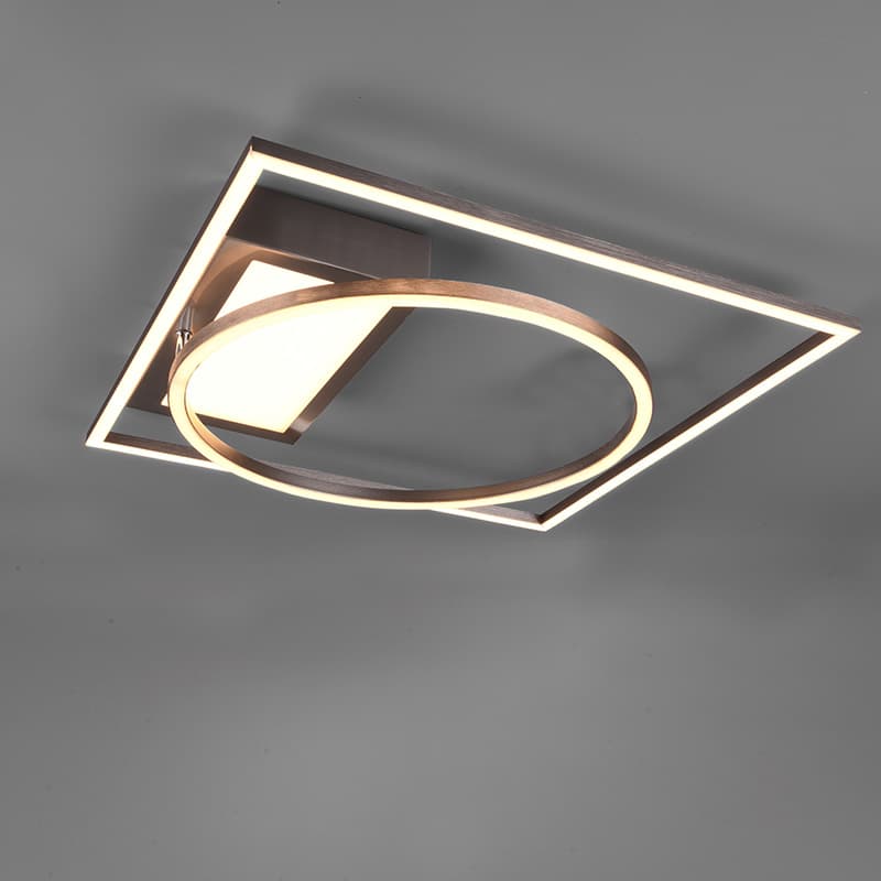 LED ceiling light Downey Dimm nickel