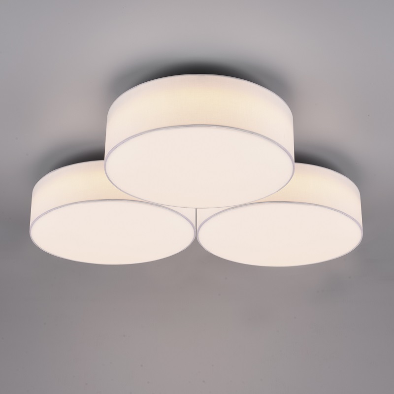 Decken-LED-Leuchte Lugano 3 weiß