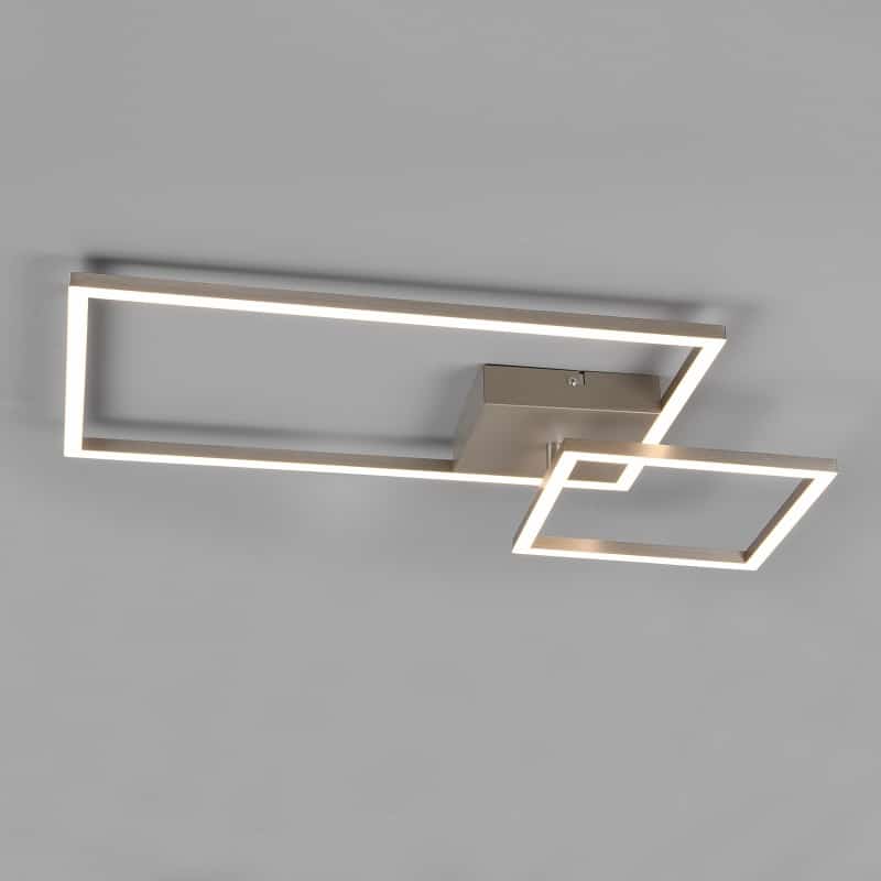 Ceiling LED lamp Padella nickel