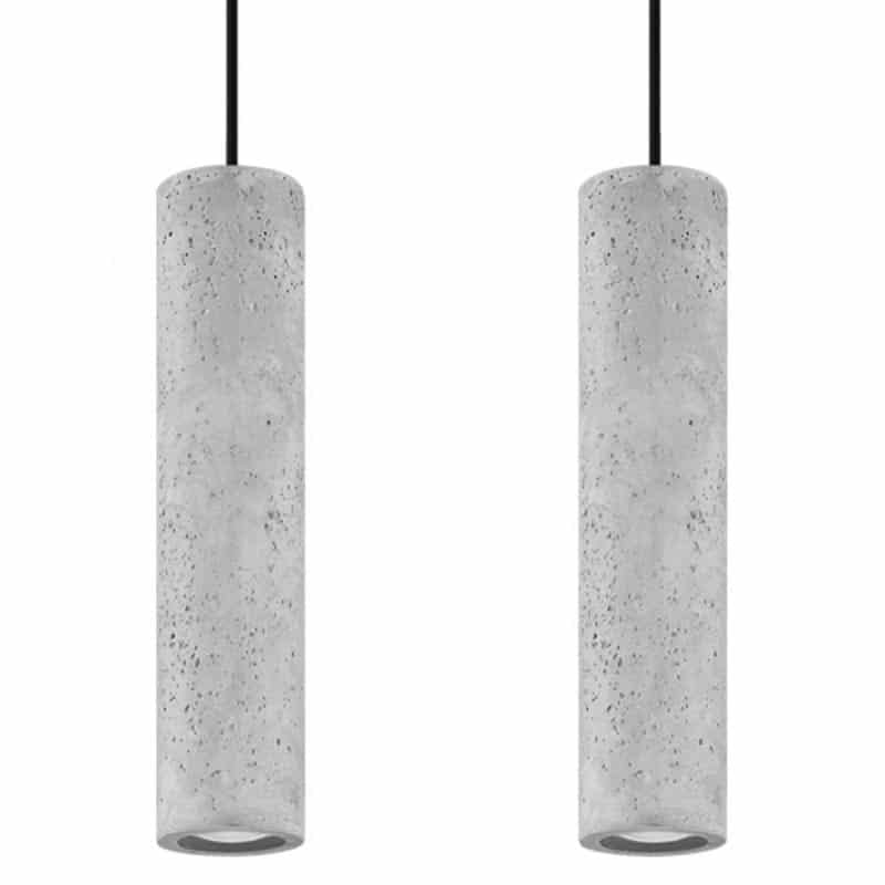 Hanging lamp Luvo 2 Gray
