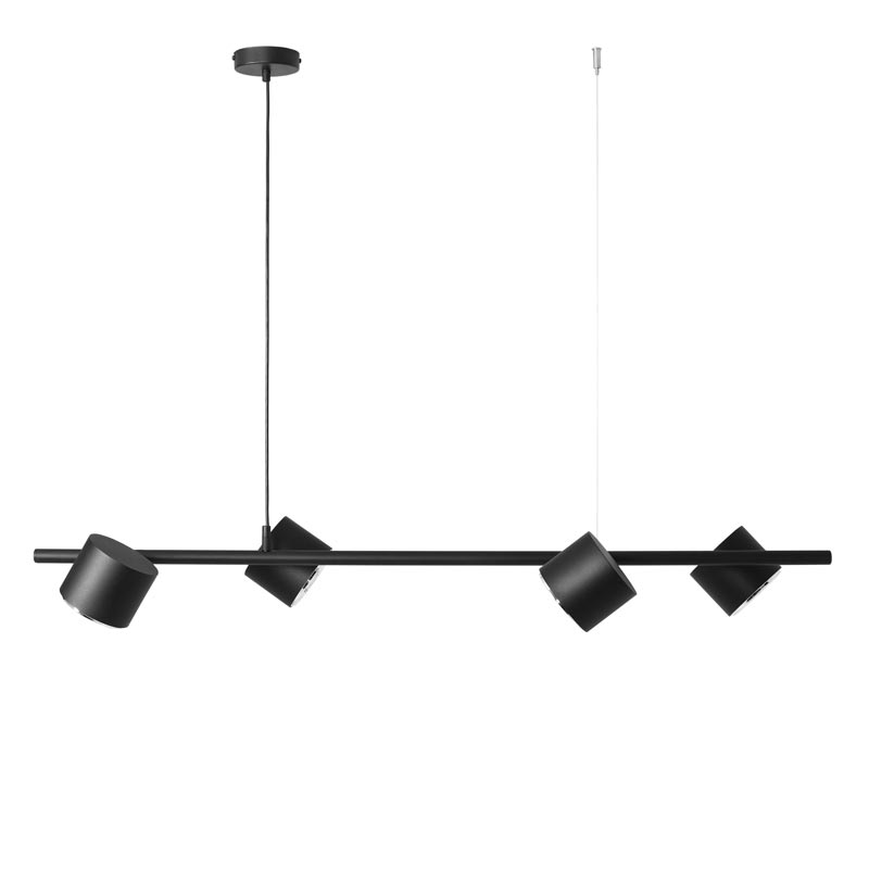 Hanging lamp Bot 4 black