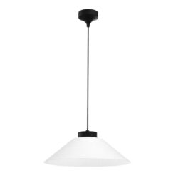 Hanging lamp Carmen 45 black and white