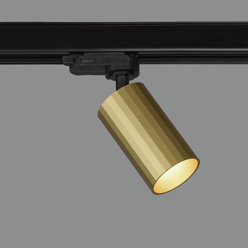 Track system lamp Modrian gold