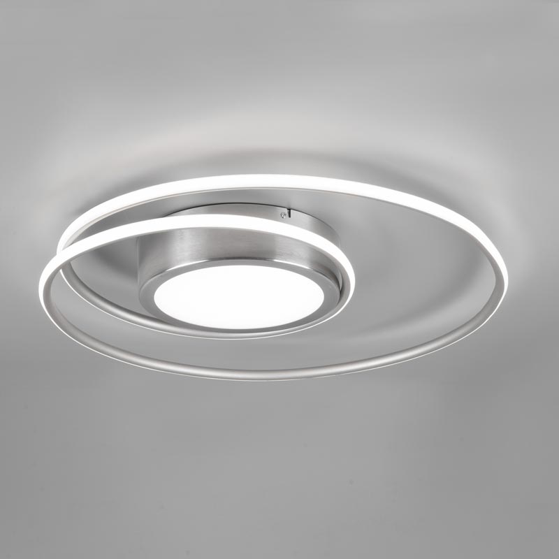 Lubinis LED šviestuvas Griffin RGBW ⌀40 Matinis Nikelis