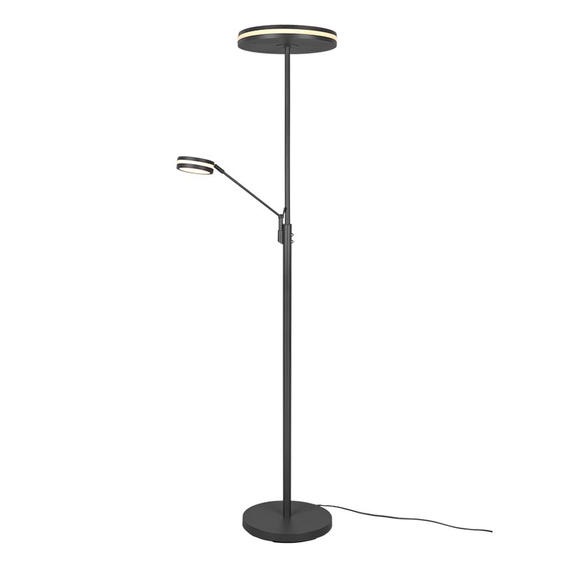 Standing LED lamp Franklin 2 anthracite