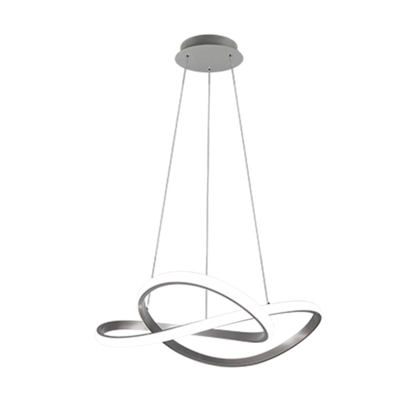 Suspended LED lamp Course nickel