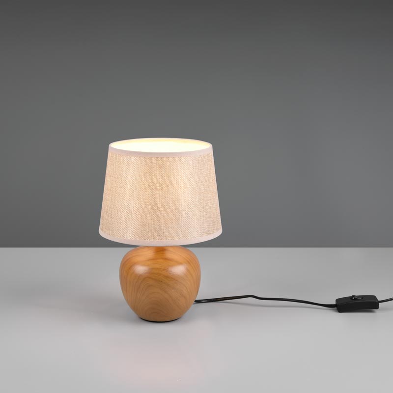 Table lamp LUXOR S wood