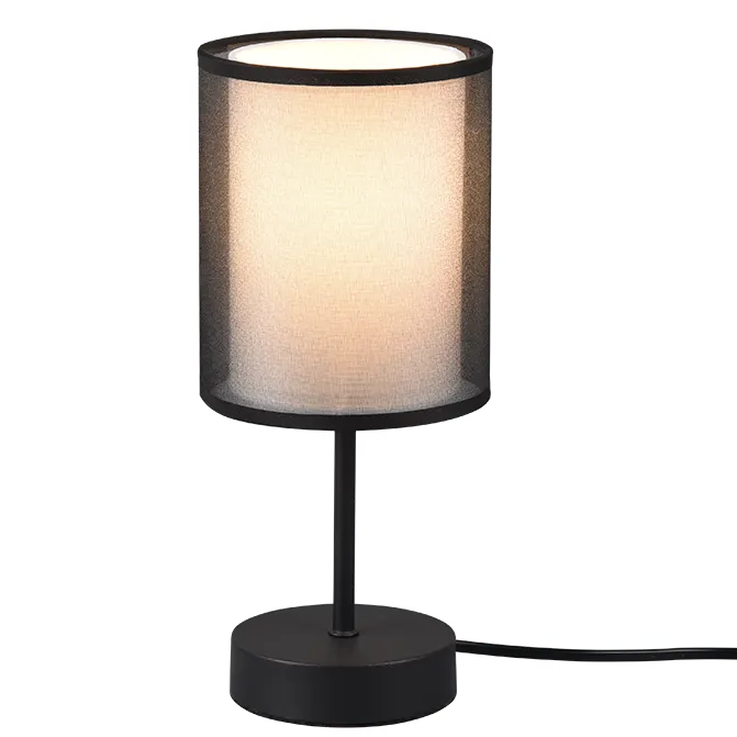 Table lamp Burton matte black