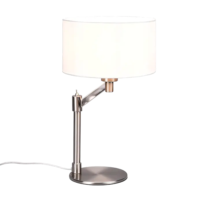 Table lamp Cassio matte nickel