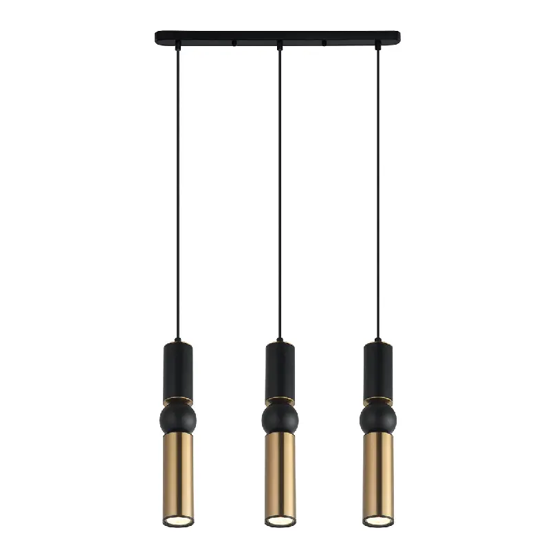 Hanging lamp Isidora 3 bronze/black