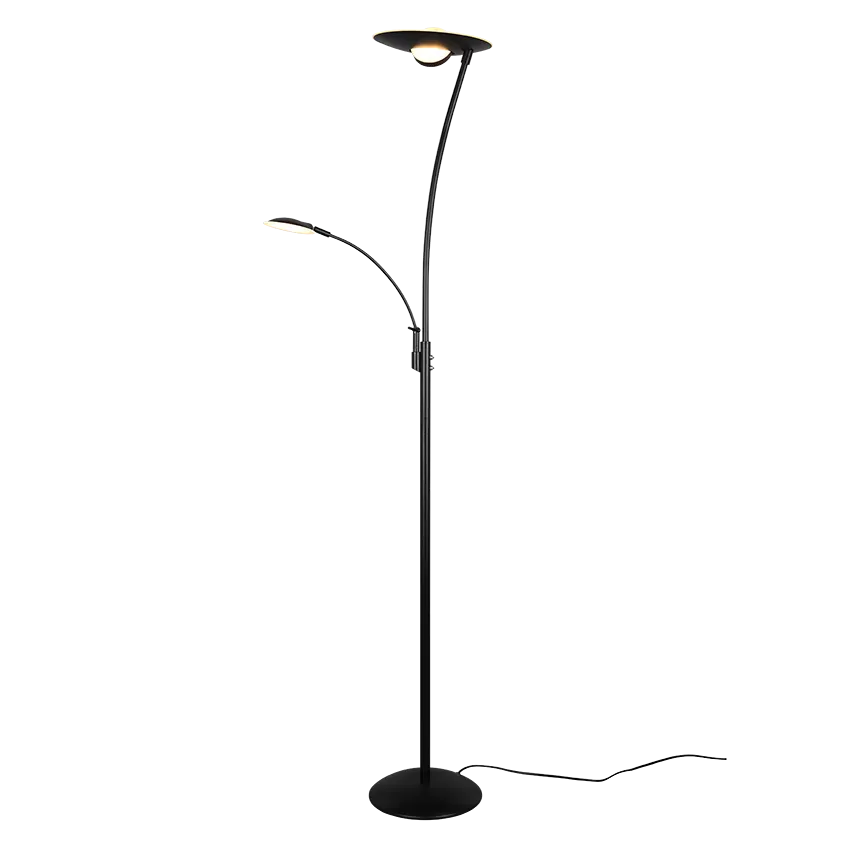 Floor standing LED lamp Granby matte black