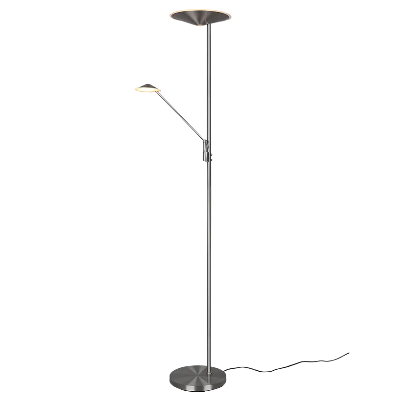Standing LED lamp Brantford drawn aluminum