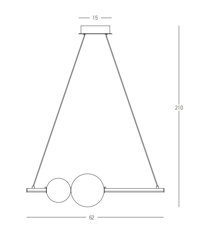 Pastatomas LED šviestuvas Course