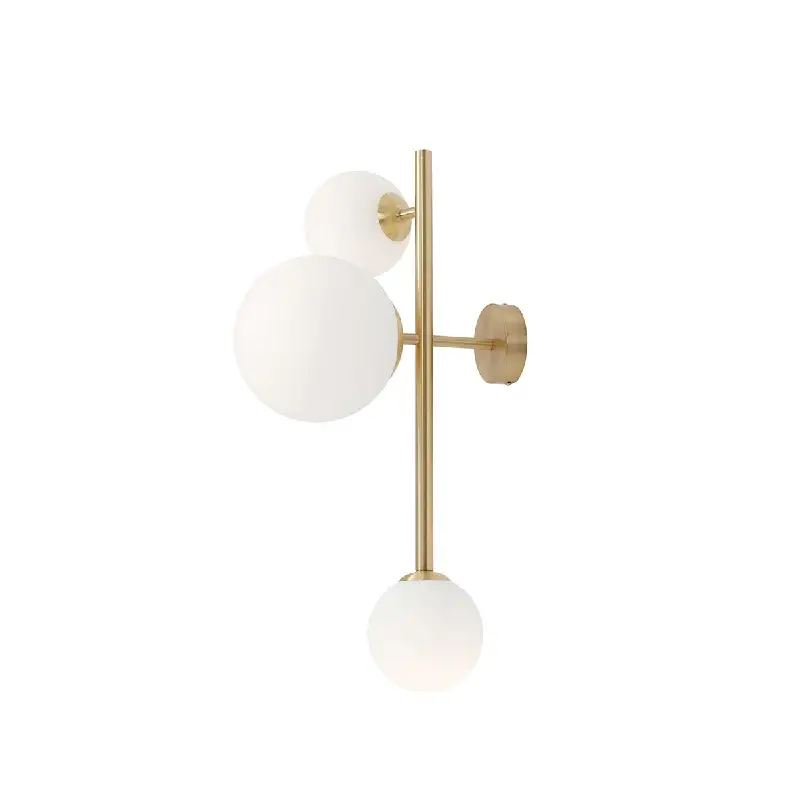 Wall lamp Dione 3 brass