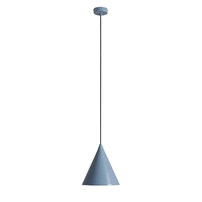 Suspended lamp Form in dust blue color