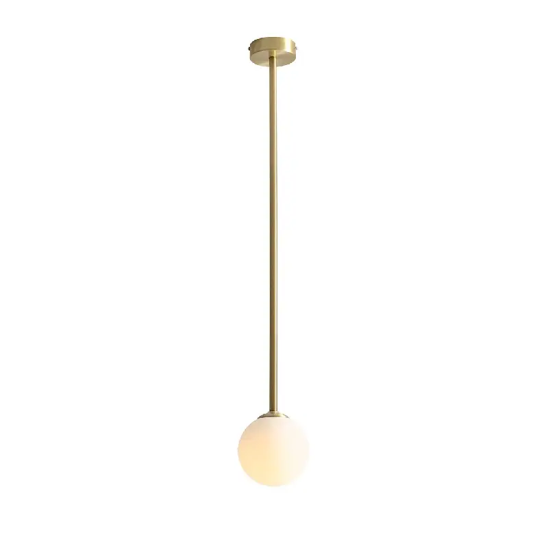 Ceiling lamp Pinne Long in brass color
