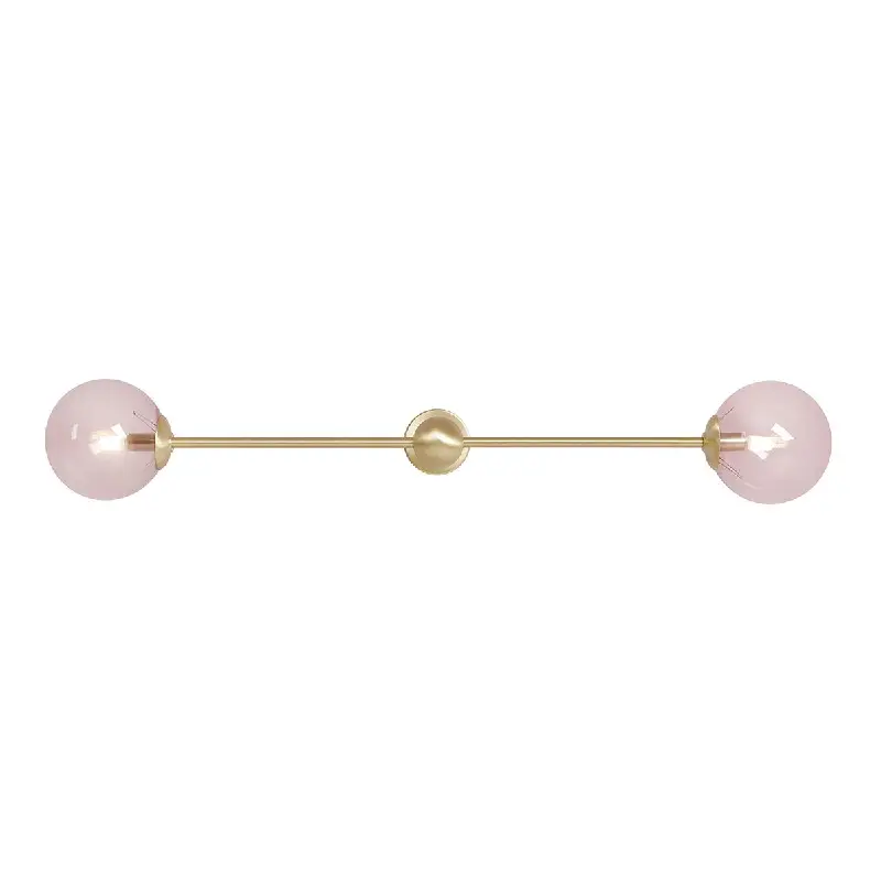 Lamp Pink Pearl L brass