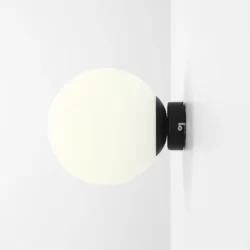 Sieninis šviestuvas Ball M juodas
