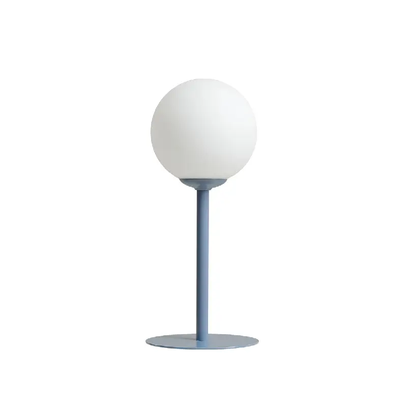 Table lamp Pinne in dusty blue color