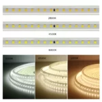 220V Hermetinė LED juosta IP65, 1m