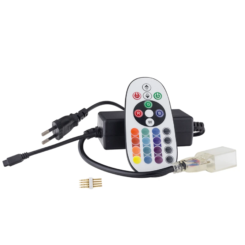 Power connector + controller 220V for Neon Flex RGB strip