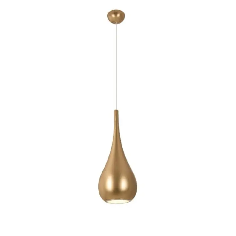 Hanging lamp Drop Golden Matt