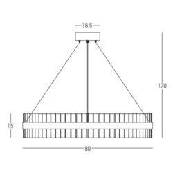 Pakabinamas LED šviestuvas 22040