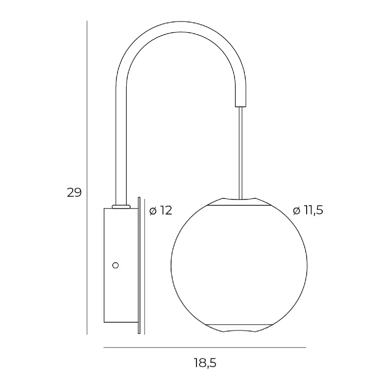 Wall lamp NOBILE W0314