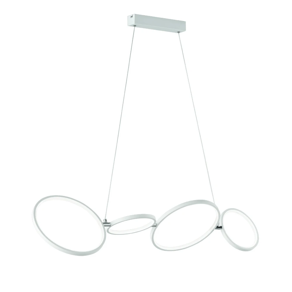 Hanging LED lamp Rondo V2 white