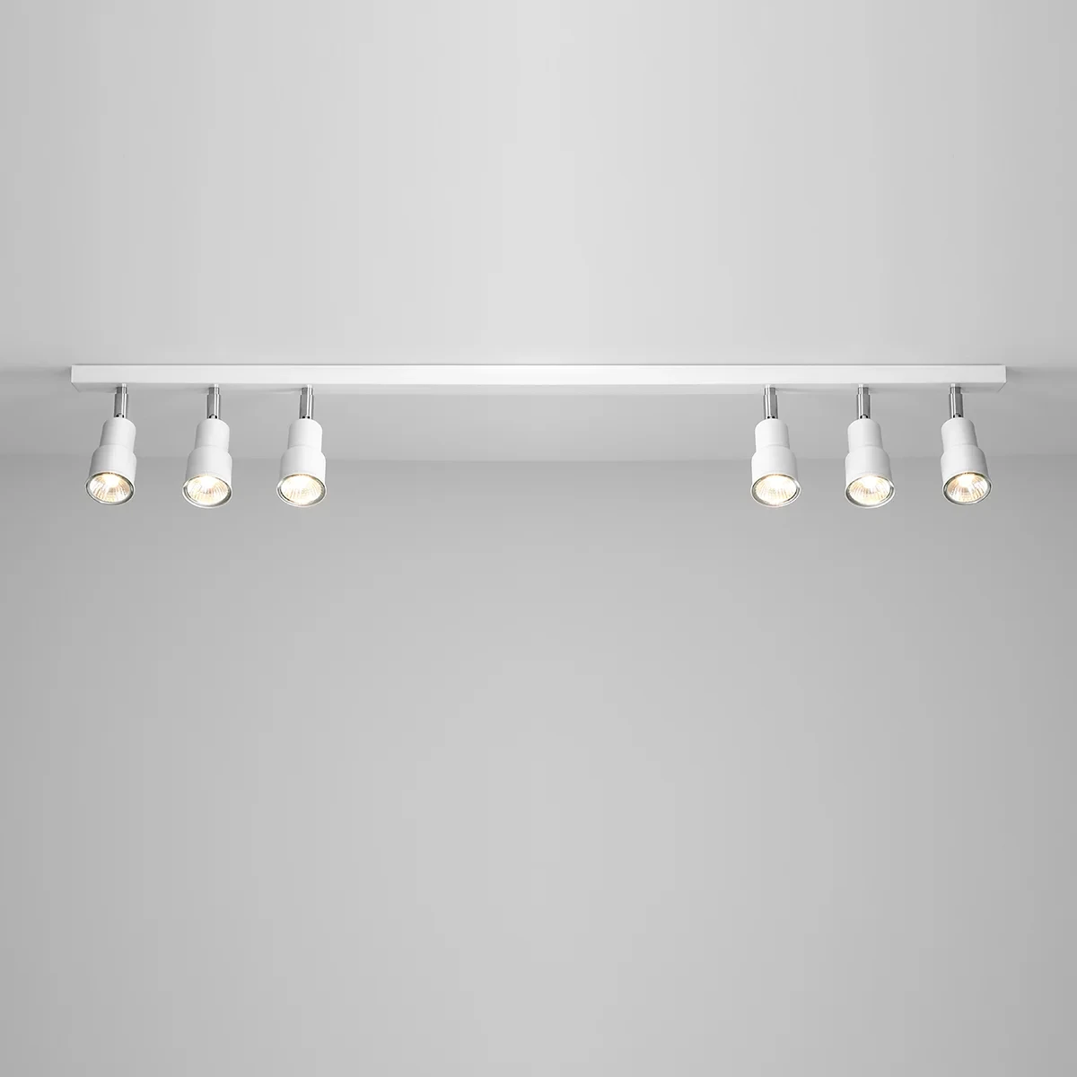Ceiling lamp ASPO 6 white 2x3
