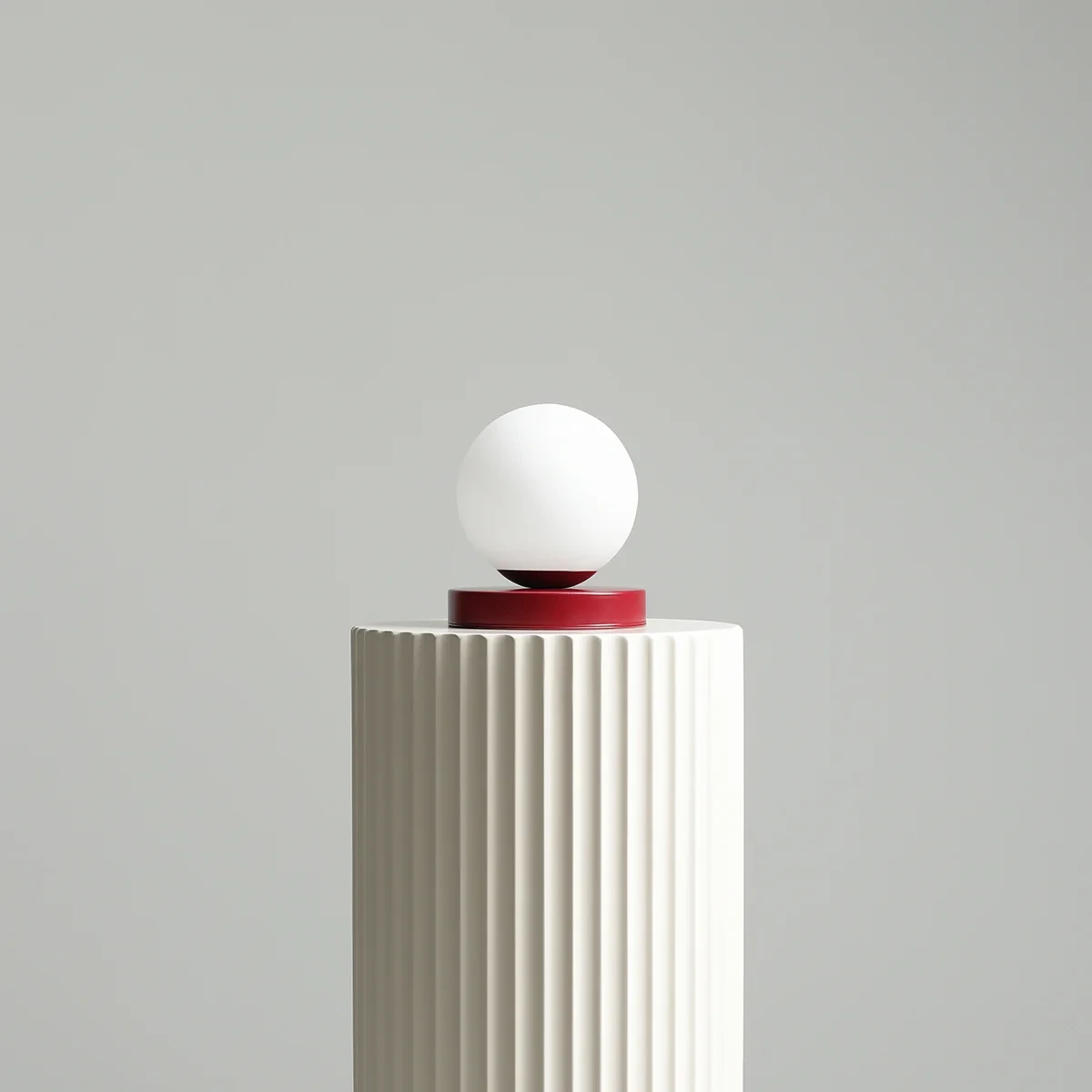 Table lamp Ball S red wine