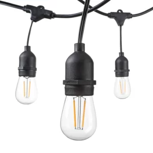 1W E27 LED lemputė BULB, mėlyna