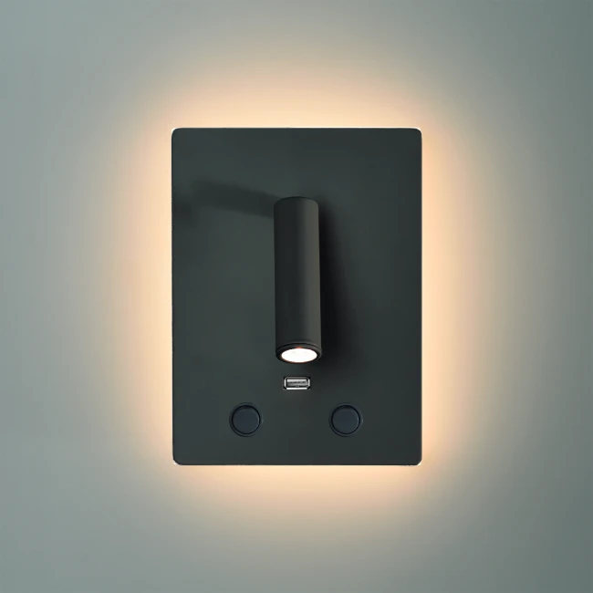 Directional wall lamp MANAT Black