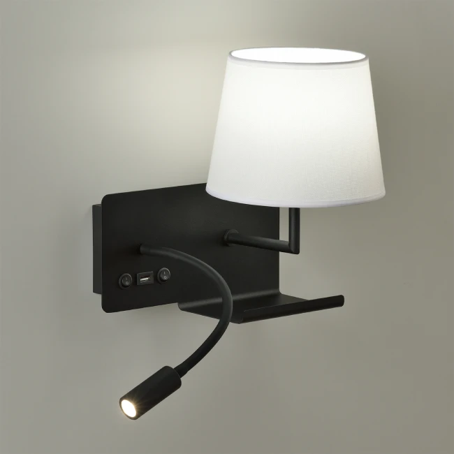 Wall directional light HOLD Black (right)