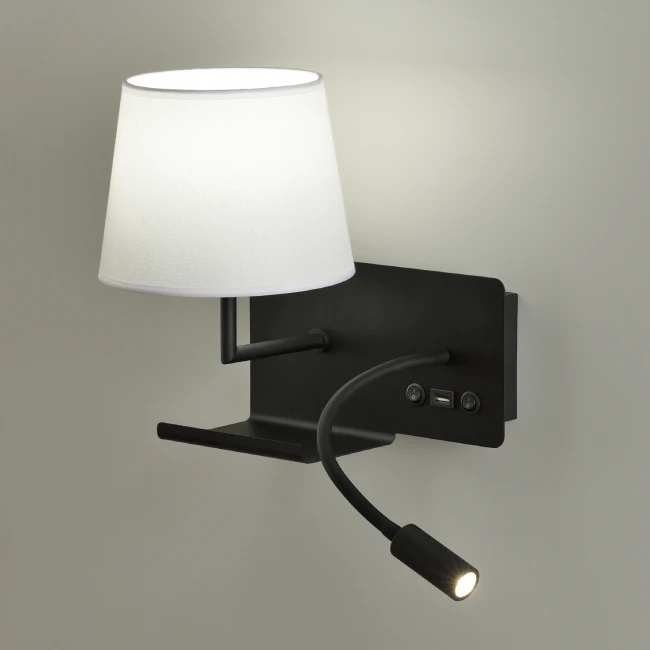 Wall directional light HOLD Black