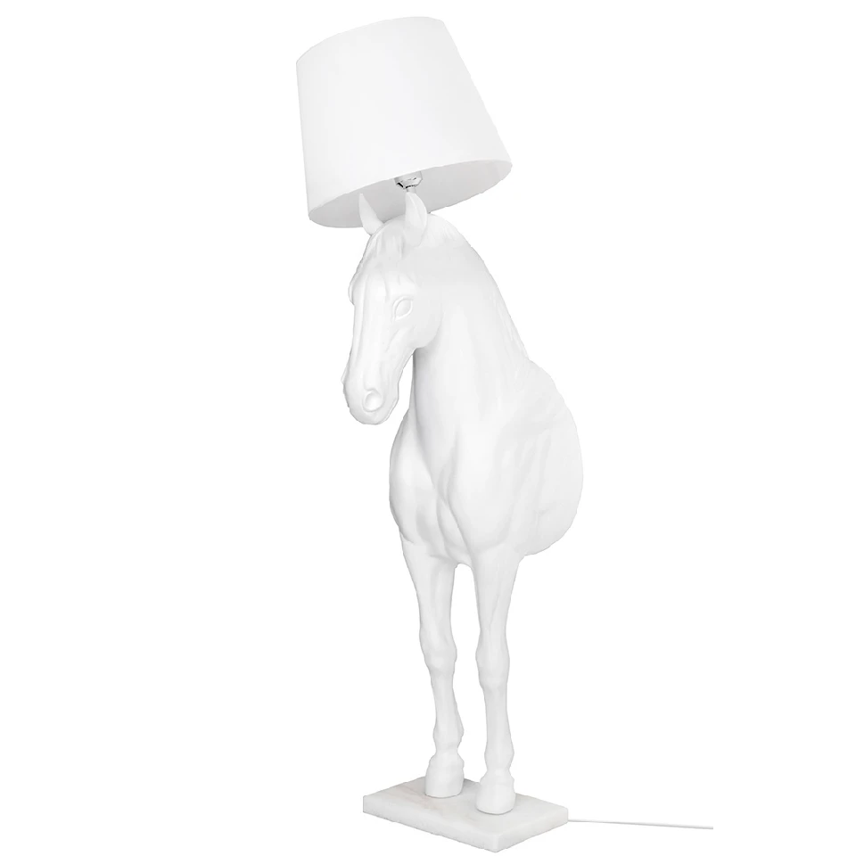 Pastatomas šviestuvas KOŃ HORSE STAND M B001L.WHITE